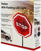Flashing LED Light Parking Stop Sign For Garage