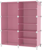 AWTATOS Closet Organizer 6 Cube Storage Shelves Portable Closet Clothes Organizers and Storage Stackable Cubby Shelving for C