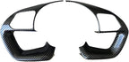 Ruihe Carbon Fiber Color Steering Wheel Cover Trim Fit for Hyundai Elantra, Santa Cruz, Tucson 2021-2025 Universal Design & Interior Accessory