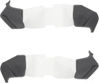 MEWANT Hand Stitched White Leather Steering Wheel Cover Wrap for Tesla Model S 2021-2023 / Model X 2021-2023 Steering Wheel Accessories