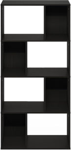 Furinno DALY Book Shelf, 8-Cube Bookshelf, Cube Storage Organizer Bookcase with Irregular Compartments, 11.7 x 23.6 x 49, for