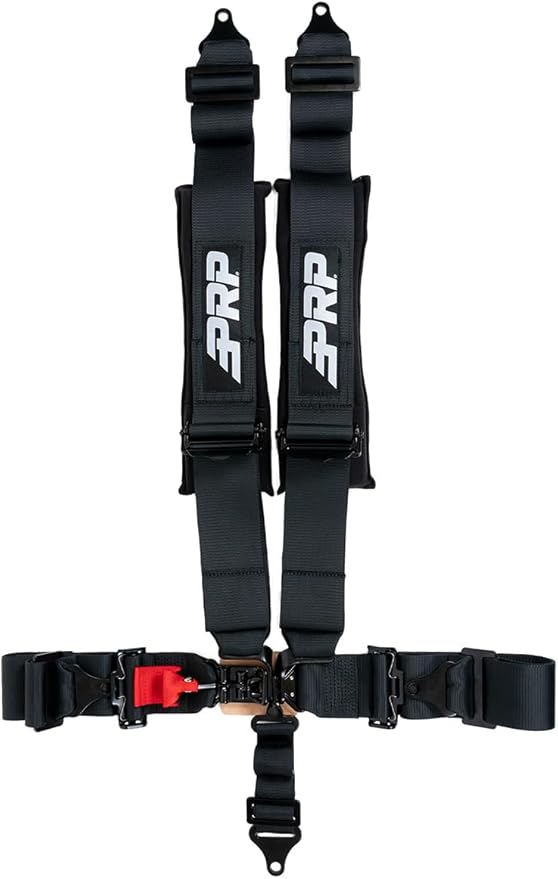 5 Point Harness with 3″ Belts Black By PRP SB5.3