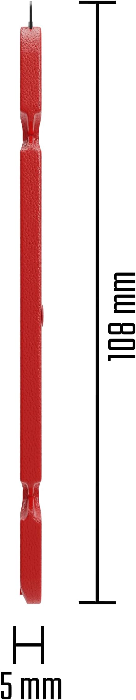 Ice Scraper Brass Blade Small Ice Scraper for Car 2 Pack 4-in-1 Small Ice Scrapers for Car Windshield Frost Wipe Scraper Snow Scraper for Car Original Murska from Europe Winter (2-Pack L&P A052 Red)