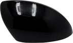 Right Passenger Side Replacement Mirror Cover Compatible with Nissan Altima 2019 2020 2021 2022 2023 2024 2025 Side Rearview Mirror Cap Cover Without Turn Signal Light (Glossy Black)