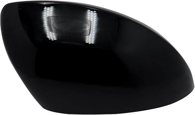 Right Passenger Side Replacement Mirror Cover Compatible with Nissan Altima 2019 2020 2021 2022 2023 2024 2025 Side Rearview Mirror Cap Cover Without Turn Signal Light (Glossy Black)