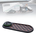 Multifunction Car Anti Slip Mat, Mobile Phone Bracket Anti-Slip Mat, Car Dashboard Mat with Temporary Parking Number, Large U