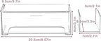 Bathroom Drawer Organizer Stackable Storage Drawers Clear Plastic Storage Bins Medicine Cabinet Organizer Makeup Organizers w