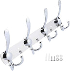 Stainless Steel Wall Hooks for Clothes, Multifunctional Towel Hat Rack Organizer, Wall Mounted Coat Rack Durable Hangers for 