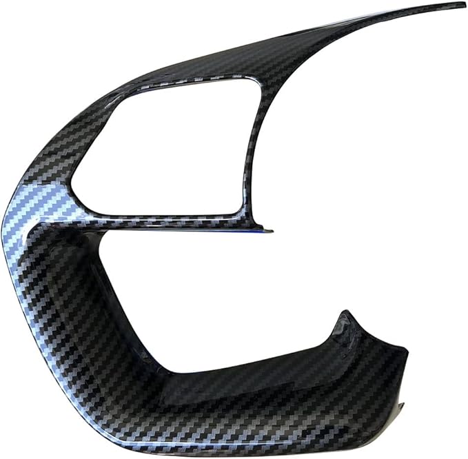 Ruihe Carbon Fiber Color Steering Wheel Cover Trim Fit for Hyundai Elantra, Santa Cruz, Tucson 2021-2025 Universal Design & Interior Accessory