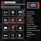 XTOOL IP608 Full System OBD2 Scanner Diagnostic Tool, Code Reader for Cars and Trucks with 30+ Services - EPB/SAS/BMS/Throttle