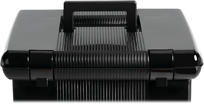 Pendaflex Portable File Box, Black, 11"H x 14" W x 11-1/8" D (41742)