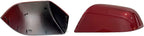 Compatible with Tesla Model 3 Side Mirror Cover Replacement 2017 2018 2019 2020 2021 2022 2023 2024 2025, Left Side Rearview Mirror Cover Cap for Model 3 Accessories(red)