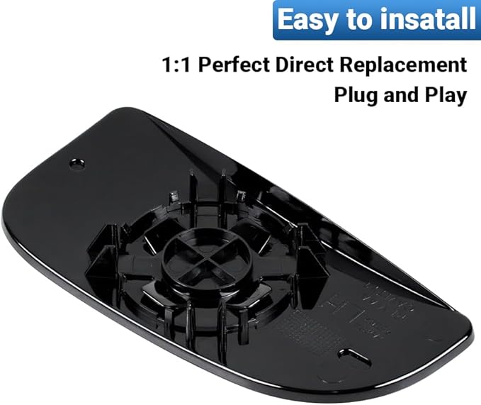 Driver Left Side Lower Mirror Glass Replacement, for 2010-2020 Dodge Ram 1500 2500 3500 4500 5500, Towing Mirrors Convex Glass with Rear Mounting Bracket, 68067731AA
