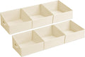 DIMJ Closet Storage Bins - Fabric Storage Baskets for Shelves, Collapsible Clothes Organizer with Handles for Purse, Toys, Bo