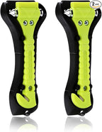 SINSEN Car Safety Hammer, Window Glass Hammer Breaker and Seatbelt Cutter, Emergency Automotive Escape Tool, 2-in-1 for Famil