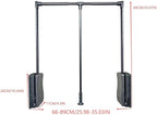 brand Wardrobe lift clothes rack,Pull Down Closet Rod for Hanging Clothes, Retractable Wardrobe Hanger for Cabinet, Aluminium