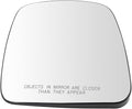 TRQ Passenger Side Mirror Glass Heated For Factory Equipped Mirrors Compatible with 03-07 Chevrolet Express 03-07 GMC Savana 
