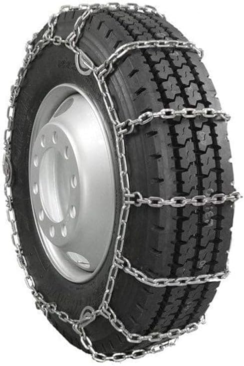 Mytee Products CAM Square Link Snow Tire Chain Compatible w/ 24.5" Rim Diameter & 11" Wide Car Pickup Low-duty Trucks SUV Tir