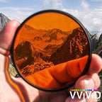 VViViD Transparent Colorful Vinyl Window Tinting Sheets (10ft x 4.9ft, Orange)