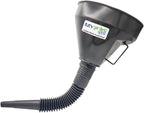 Rain-X De-Icer Windshield Washer Fluid -25F 1 Gallon - Ultimate Visibility, Protection Plastic Funnel Spout for Easy Pouring 