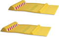 Maxsa 37356-2PK Park Right 21" x 11" x 2" Parking Mat, Yellow, Amazon Exclusive