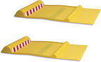 Maxsa 37356-2PK Park Right 21" x 11" x 2" Parking Mat, Yellow, Amazon Exclusive