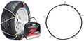 Security Chain Company Traction Chain Bundle - Z-579 Z-Chain Extreme Performance Cable Tire Traction Chains (Set of 2) and Qu
