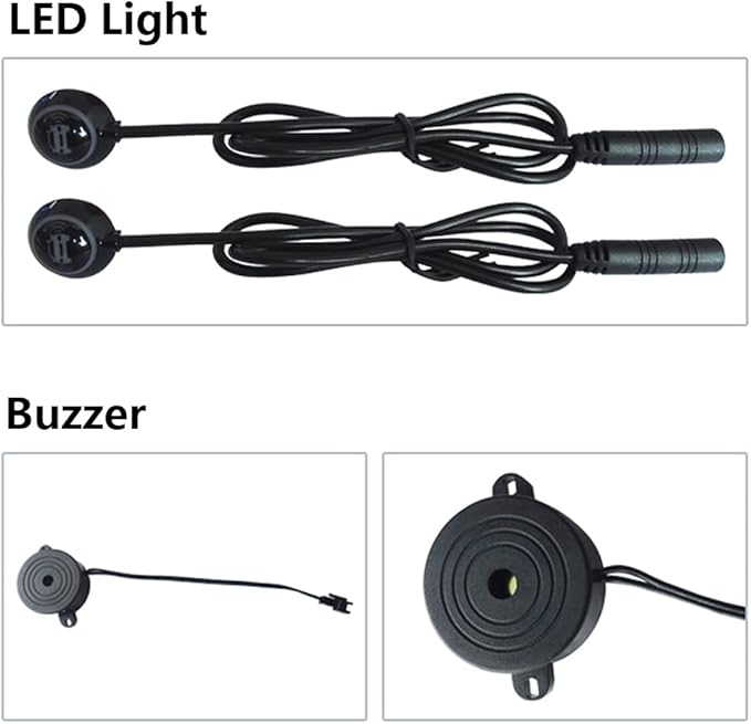 Ultrasonic Blind Spot Monitoring System Kit Universal Blind Spot Detection System Sensor Car Lane Changing Warning BSD Distan