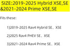EKR Rav4 Seat Covers Custom Fit for Toyota Rav4 2021-2024 Prime SE,XSE & 2019-2025 Hybrid/PHEV SE,XSE, Leather Car Seat Cover