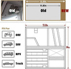 Large Molle Visor Organizer, Tactical Visor Organizer, Car Sun Visor Organizer Truck Accessories for Men, Tactical Gear for Men (Khaki)