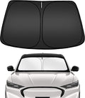 ARISMOTOR Windshield Sun Shade for Ford Mustang Mach-E 2021-2025 2026, Custom Fit Foldable Front Window Sunshade Sun Visor Protector, Block UV Rays Keep Your Car Cooler