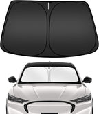 ARISMOTOR Windshield Sun Shade for Ford Mustang Mach-E 2021-2025 2026, Custom Fit Foldable Front Window Sunshade Sun Visor Protector, Block UV Rays Keep Your Car Cooler