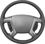MEWANT Steering Wheel Cover Compatible with Chevy Silverado 1500/Chevy Silverado 2500 3500/ Tahoe/Suburban 1500/ Avalanche 1500/Traverse/Express