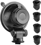 Sportway S504 Suction Cup Dash Cam Mount Holder (5th Gen) with 4pcs 360 Rotating Joints for Apeman Ssontong Biuone iZEEKER HaHoco and Most Other Car Dash Cameras