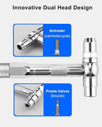 Tire Pressure Gauge for Cars Schrader and Presta 160 PSI, Road Bike Tire Air Pressure Gauge Luminous Dial, Suitable for Car, Motorcycle, Bike, SUV and Truck