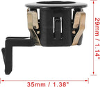 X AUTOHAUX 4pcs 89348-33060 Car Rear Bumper PDC Parking Sensor Retainer Holder for Toyota Sienna Sequoia for Lexus GX460 Black