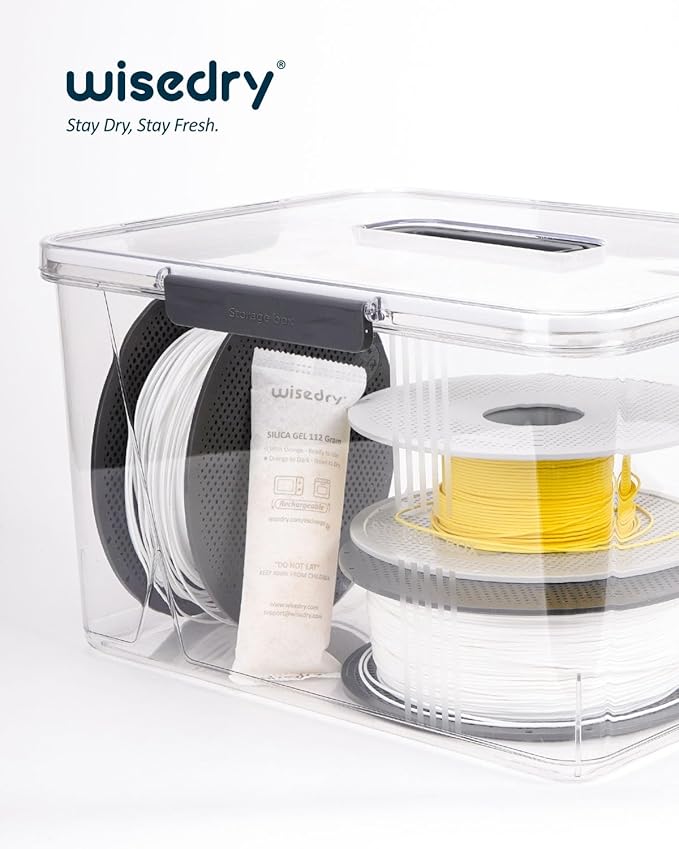 wisedry 112 Gram [4 Packs] Silica Gel Desiccant Packs for Larger Container Desiccant Bags with Orange Indicating Beads for