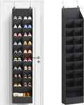 Lifewit 10 Tier Over the Door Shoe Organizer with 19 Large Deep Pockets, Fabric Hanging Shoes Shelf for Closet, Dorm Storage,