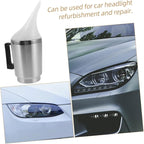 2pcs Headlight Atomizer Cup Auto Headlight Restoration Kit Heat Cup for Scratch Repair Paint Restoration