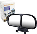 Car Blind Spot Mirror Exterior Retrofit Rearview Wide Angle Reversing Auxiliary Mirror,HD Glass Wide View Field Double-Side Mirror 360°Adjustable, Left