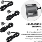 Parking Sensor Kit Backup Sensor Kit Reverse Sensor for Car 18 Color Options for Probes Adjustable Alarm Volume Professional 