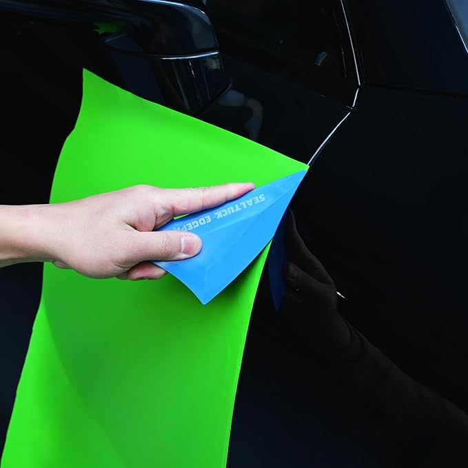 EHDIS 3PCS Window Tint Triangle Squeegee Set with Different Hardness – Professional Car Tint Tools Kit for Removing Air Bubbles, Smoothing Film