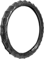 Wood Grain Steering Wheel Cover - Comfortable Grip, Artistic Design, Easy to Install, Universal Fit for Cars, Trucks, Vans & SUVs (Black)