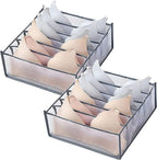 TIGARI Wardrobe Clothes Organizer, Small Underwear Organizer, Drawers Organizer for Clothes, Compartment Storage Box for Bedr