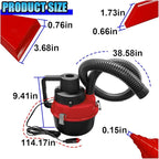 Car Vacuum Cleaner, DC 12V Multi-Purpose Automotive Wet and Dry Vacuum with 3 Nozzles, Portable Handheld Vehicle Interior Dus