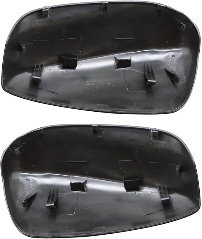 Driver Side and Passenger Side Gloss Black Rearview Mirror Cover Caps Compatible with 2008-2012 Accord