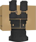Floor Mats & Trunk Mat & Backrest Mat for 2012-2016 Honda CR-V LX & SE & EX & No subwoofer TPE All Weather Protection with Velcro Rear Seats Backrest(Not Fit CRV Touring & EX-L)