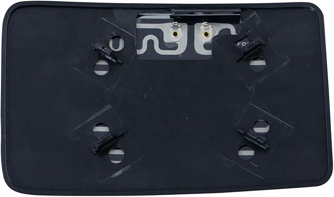 TRQ Driver Side Lower Heated Towing Mirror Glass with Backing Plate Compatible with 2013-2016 Ford F-250 F-350 F-450 F-550 Su
