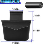 Mini Car Trash Can - Leak-Proof Hanging Car Garbage Can Auto Trash Bag Organizer - Small Garbage Bin Container Vehicle Glove Box Storage Accessories for Cars Home Office (GloveBox)