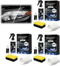 Automotive Headlight Restoration Kit: Fast & Easy Car Headlight Cleaner for Oxidized, Yellowed Headlamps - Refurbishing Fluid